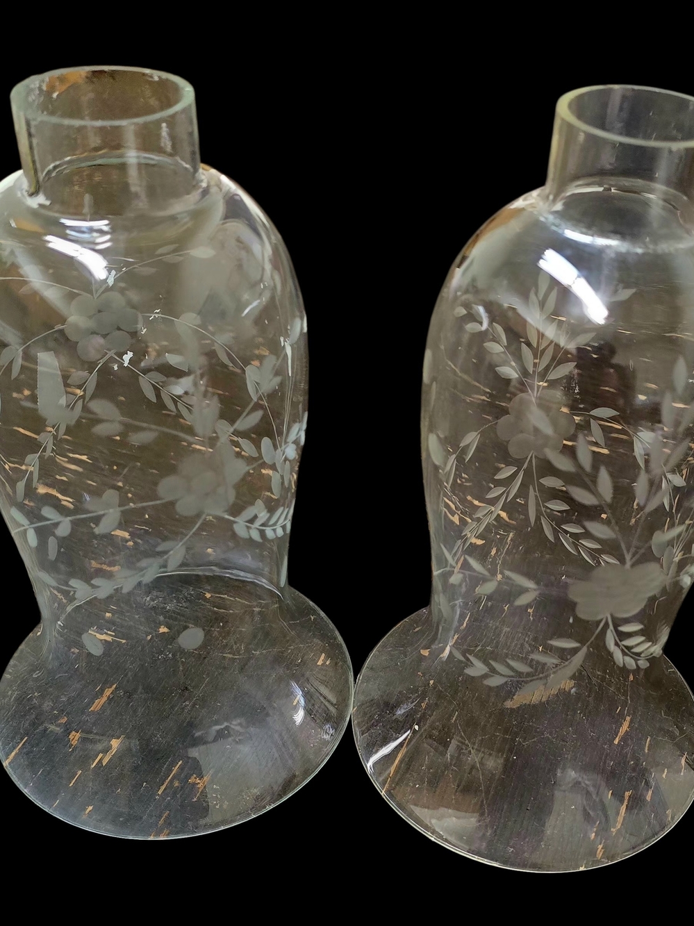 2-pack Etched Glass Shades
